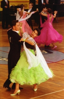 Turniej Tańca Towarzyskiego o Puchar Karkonoszy (fot. 4) [Dokument ikonograficzny]