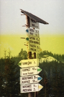 Oznakowanie szlak&oacute;w (fot. 3) [Dokument ikonograficzny]