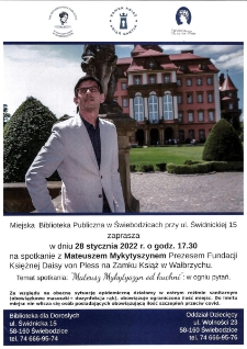 Spotkanie z Mateuszem Mykytyszynem - plakat [Dokument życia społecznego]