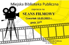 Seans filmowy - plakat [Dokument życia społecznego]