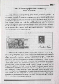 Czesław Słania i jego stalowe miniatury (część II- ostatnia)