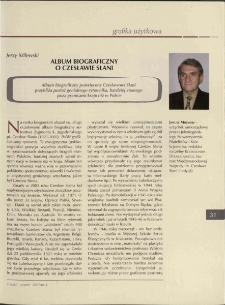 Album biograficzny o Czesławie Słani