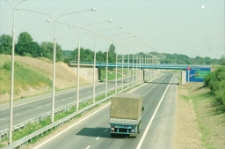 Jędrzychowice : Autostrada obok przejścia granicznego (fot. 3) [Dokument ikonograficzny]
