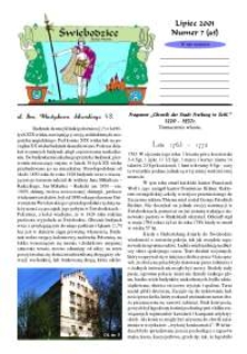 Świebodzice - Dzieje Miasta, 2001, nr 7 (45) [Dokument elektroniczny]