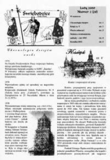 Świebodzice - Dzieje Miasta, 2000, nr 2 (28) [Dokument elektroniczny]