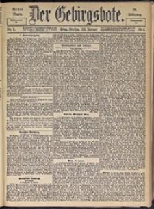 Der Gebirgsbote, 1904, nr 7 [22.01]