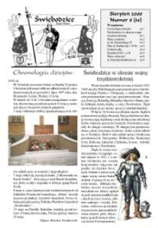 Świebodzice - Dzieje Miasta, 2000, nr 8 (34) [Dokument elektroniczny]