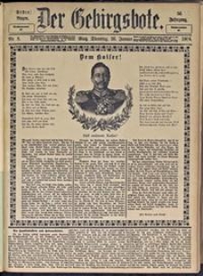 Der Gebirgsbote, 1904, nr 8 [26.01]