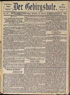 Der Gebirgsbote, 1904, nr 14 [16.02]