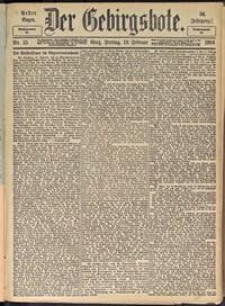 Der Gebirgsbote, 1904, nr 15 [19.02]