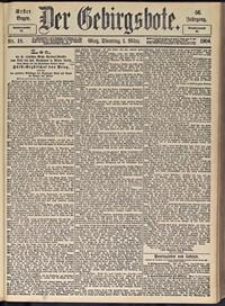 Der Gebirgsbote, 1904, nr 18 [1.03]