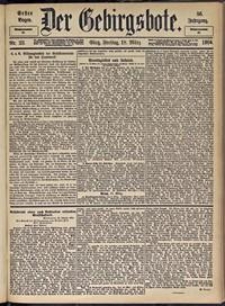 Der Gebirgsbote, 1904, nr 23 [18.03]