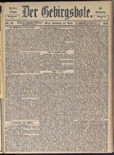 Der Gebirgsbote, 1904, nr 30 [12.04]