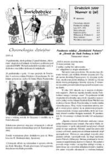 Świebodzice - Dzieje Miasta, 2000, nr 12 (38) [Dokument elektroniczny]