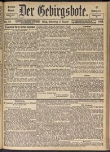 Der Gebirgsbote, 1904, nr 62 [2.08]