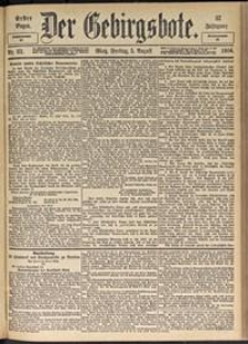 Der Gebirgsbote, 1904, nr 63 [5.08]