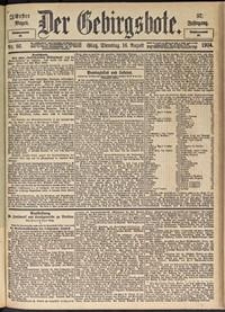Der Gebirgsbote, 1904, nr 66 [16.08]