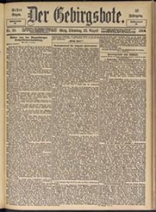 Der Gebirgsbote, 1904, nr 68 [23.08]