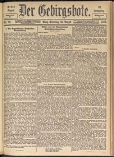 Der Gebirgsbote, 1904, nr 70 [30.08]