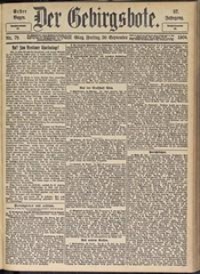 Der Gebirgsbote, 1904, nr 79 [30.09]