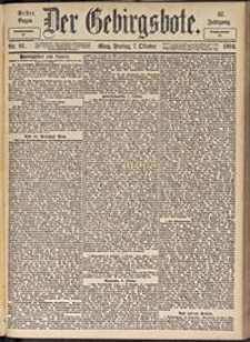 Der Gebirgsbote, 1904, nr 81 [7.10]