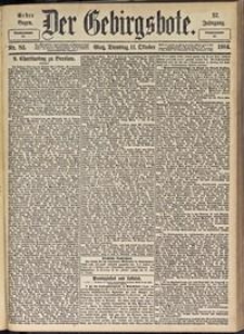Der Gebirgsbote, 1904, nr 82 [11.10]