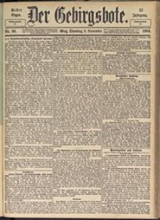 Der Gebirgsbote, 1904, nr 90 [8.11]
