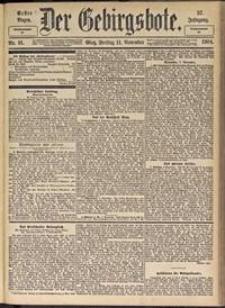 Der Gebirgsbote, 1904, nr 91 [11.11]