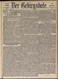Der Gebirgsbote, 1904, nr 100 [13.12]