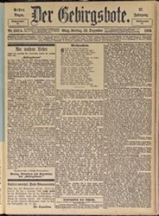 Der Gebirgsbote, 1904, nr 103/104 [23.12]
