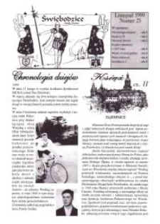 Świebodzice - Dzieje Miasta, 1999, nr [11] (25) [Dokument elektroniczny]