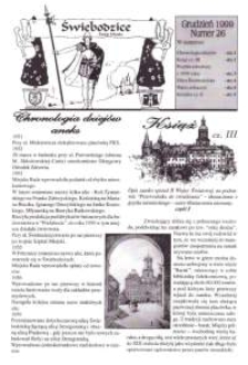 Świebodzice - Dzieje Miasta, 1999, nr [12] (26) [Dokument elektroniczny]