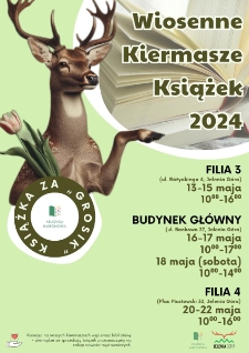 Wiosenne kiermasze książek 2024 - plakat [Dokument życia społecznego]