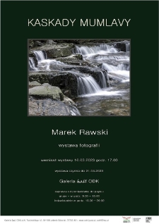 Kaskady Mumlavy : wystawa fotografii - plakat [Dokument życia społecznego]