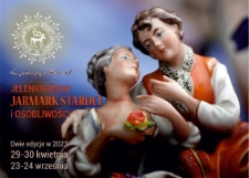 Jeleniog&oacute;rski Jarmark Staroci i Osobliwości : 29-30 kwietnia : 23-24 września : 2023 - poczt&oacute;wka [Dokument życia społecznego]