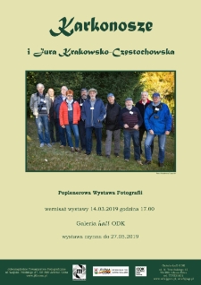 Karkonosze i Jura Krakowsko-Częstochowska : poplenerowa wystawa fotografii - plakat [Dokument życia społecznego]