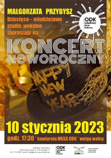 Koncert noworoczny - plakat [Dokument życia społecznego]