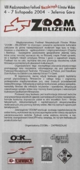 VIII Międzynarodowy Festiwal Niezależnych Filmów Wideo - folder [Dokument życia społecznego]