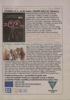 Ozvěny MFF ZOOM - Zbliżenia Jelenia Góra 2009 - informator [Dokument życia społecznego]