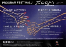 Program Festiwalu Zoom Zbliżenia - plakat [Dokument życia społecznego]