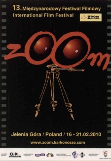 13. Międzynarodowy Festiwal Filmowy Zoom Zbliżenia - ulotka [Dokument życia społecznego]