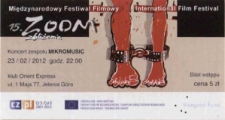 15. Międzynarodowy Festiwal Filmowy Zoom Zbliżenia - bilet [Dokument życia społecznego]