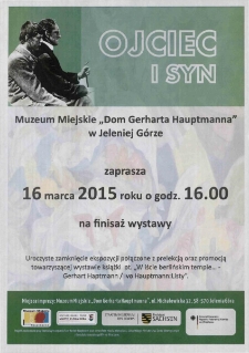 Ojciec i syn - plakat [Dokument życia społecznego]