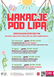 Wakacje pod Lipą - plakat [Dokument życia społecznego]