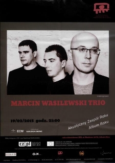 Marcin Wasilewski Trio - plakat [Dokument życia społecznego]