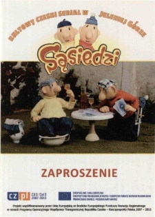 Kultowy czeski serial w Jeleniej Górze - Sąsiedzi - zaproszenie [Dokument życia społecznego]