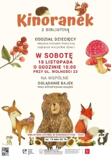 Kinoranek z Biblioteką - plakat [Dokument życia społecznego]