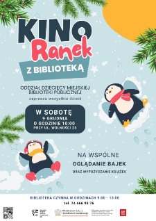 Kinoranek z Biblioteką - plakat [Dokument życia społecznego]