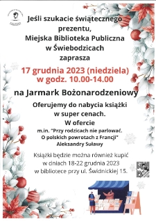 Jarmark Bożonarodzeniowy - plakat [Dokument życia społecznego]