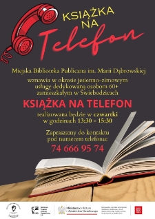 Książka na Telefon - plakat [Dokument życia społecznego]